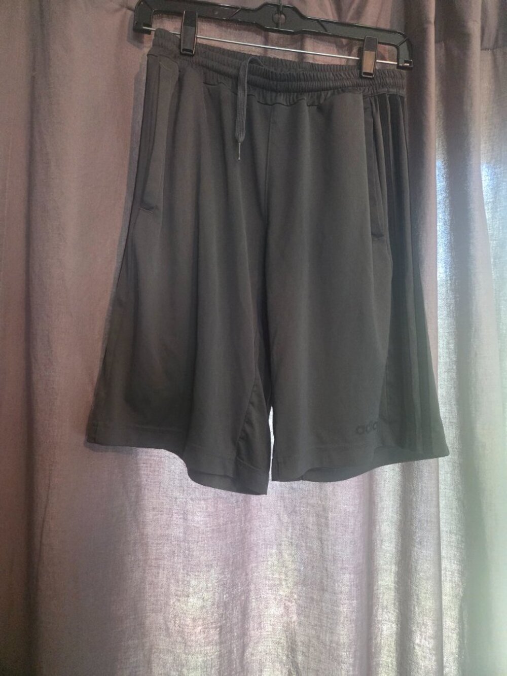 Adidas Climacool Men’s Shorts, Gray w/black, Size Small